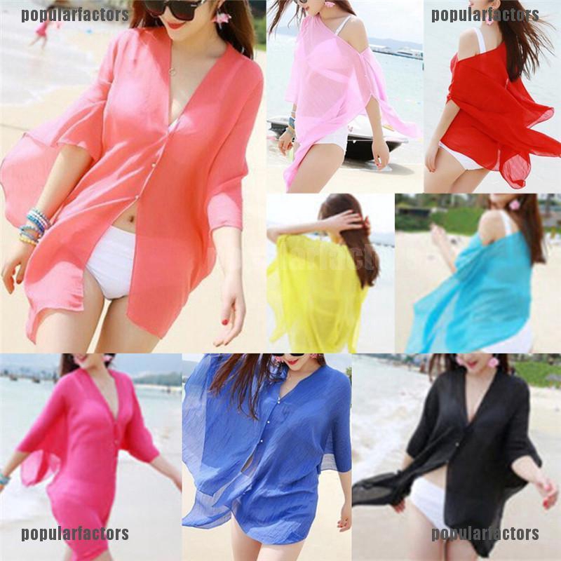Váy bikini Đi Biển Nhiều Màu Sắc Từ cotton Và polyester