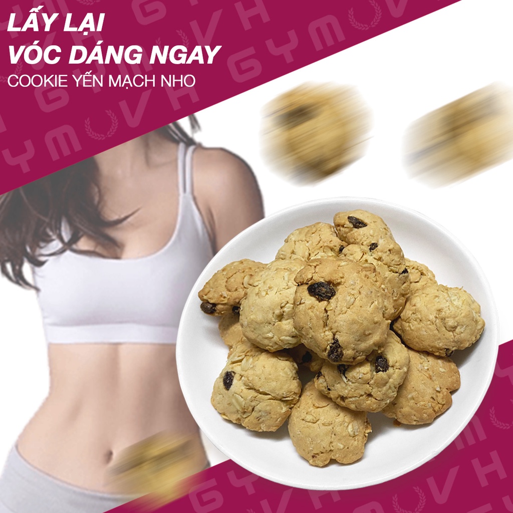 Bánh Yến Mạch Nho Ăn Kiêng EAT CLEAN/ KETO/ DAS