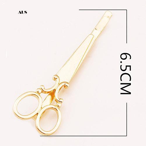 ♔Kẹp Tóc Hình Cây Kéo Màu Sắc Thời Thượng