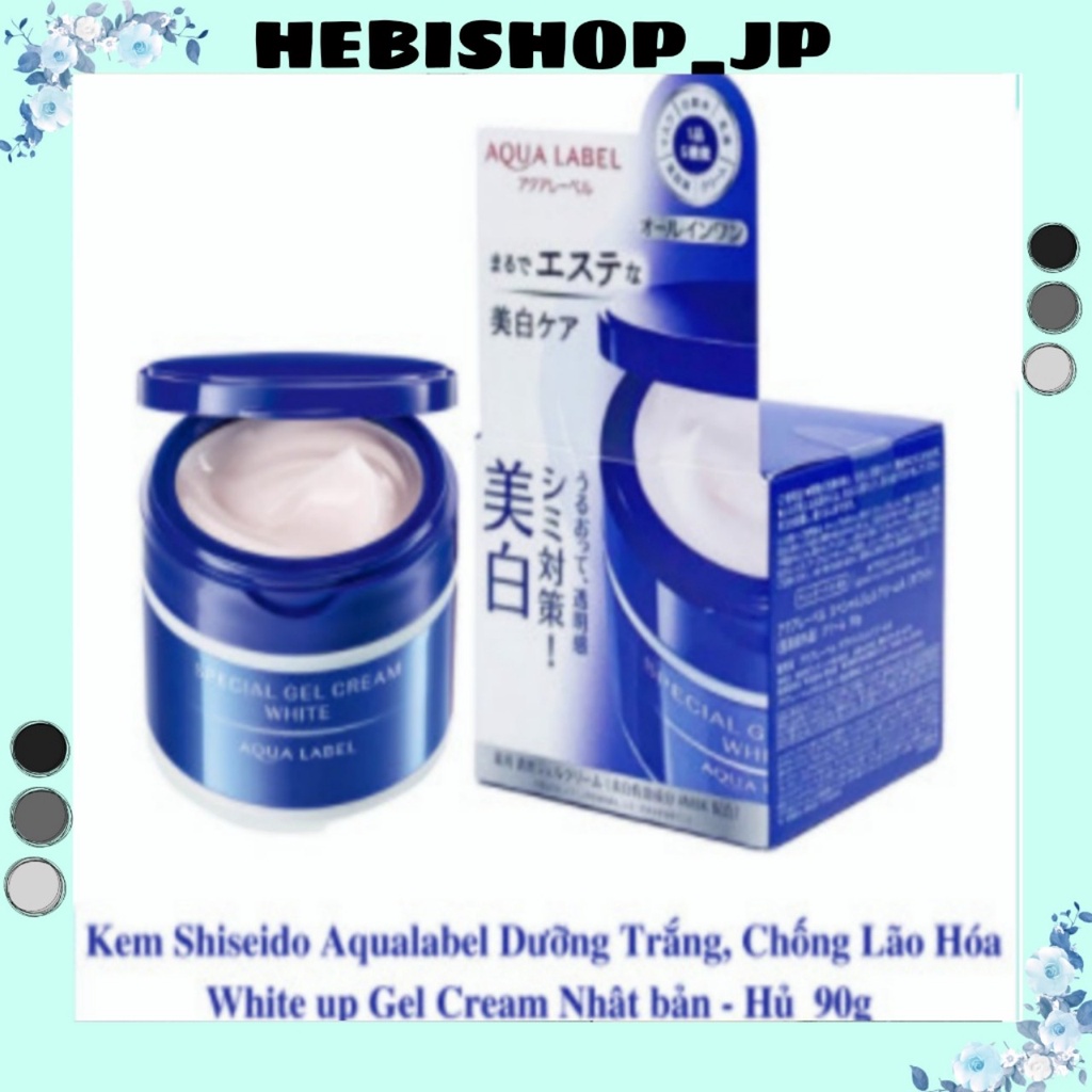 Kem Shi Aqualabel xanh white up 90g