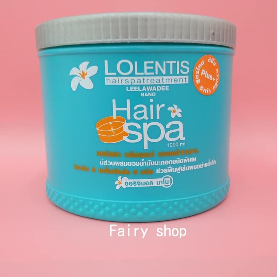 Ủ ṫóc siêu mềm mượt Lolentis Hair SPA Leelawadee Nano 500 ml