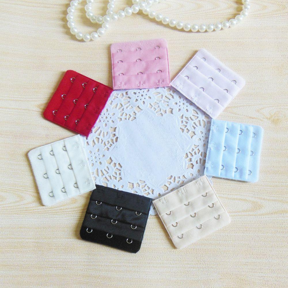 HARRIETT Dây Áo Ngực 3 Móc 3 Hàng Mở Rộng Nhiều Màu Sắc