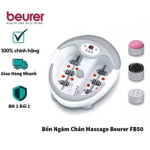 Bồn ngâm chân massage hồng ngoại Beurer FB50 - tặng bột ngâm chân