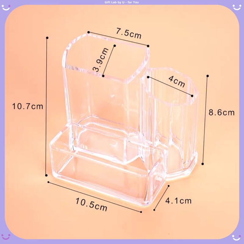 Ống đựng mica trong suốt