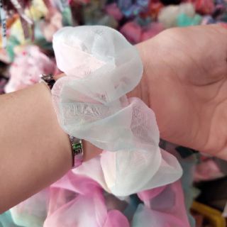 Si 10 scrunchies cầu vồng