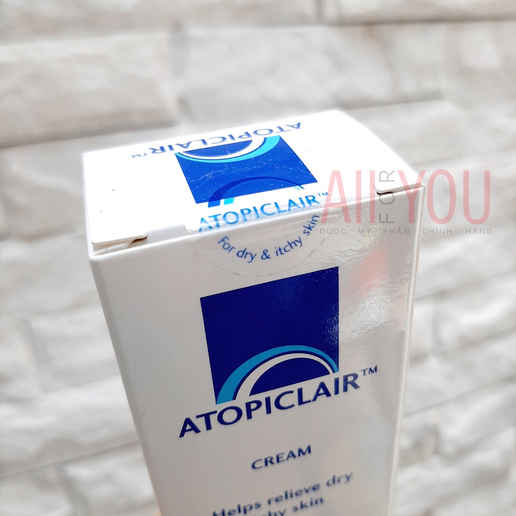 ATOPICLAIR Cream Helps Relieve Dry Itchy Skin 40mL - Kem Dưỡng Ẩm Da, Giảm Ngứa, Khô Rát.