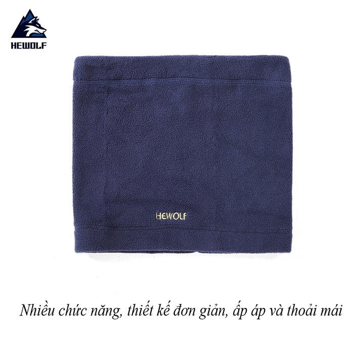 Khăn quàng cổ mùa đông Hewolf HW1688 làm khẩu trang dã ngoại dành cho cả nam cà nữ