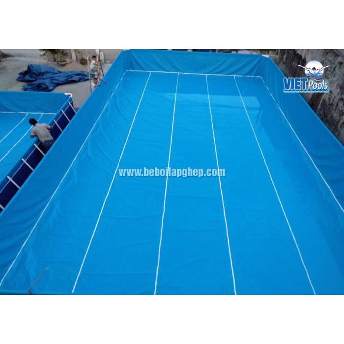 BỂ BƠI LẮP GHÉP KHUNG KIM LOẠI