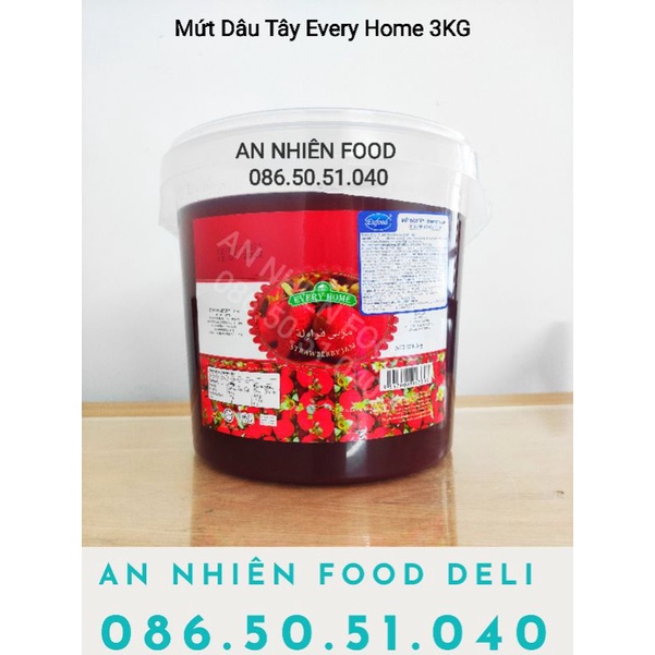 Mứt Dâu Tây 3KG Strawberry Every Home