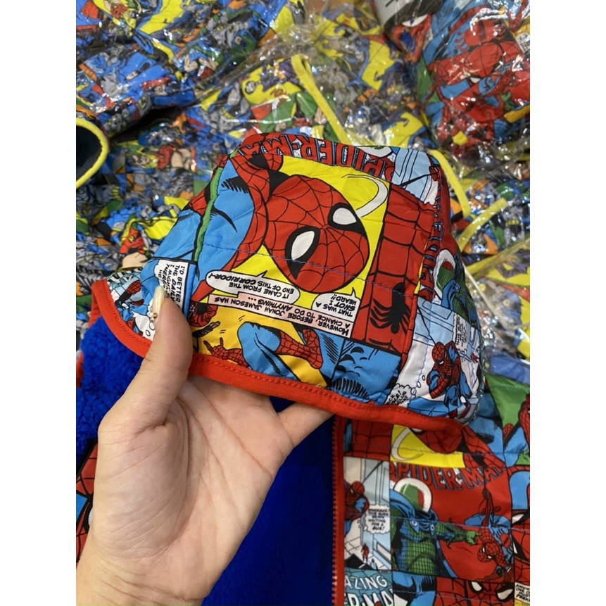 Áo marvel hai mặt siêu ảnh hùng dành cho các bé trai