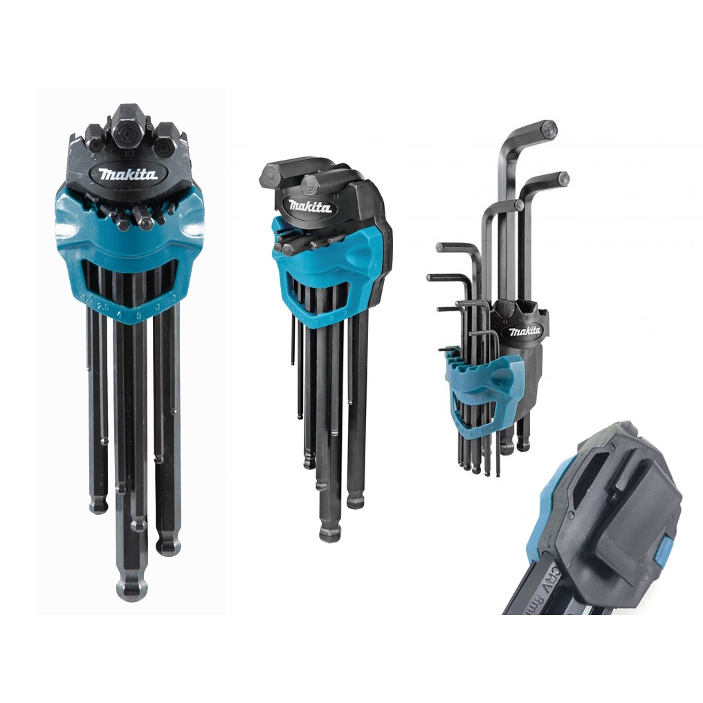 BỘ LỤC GIÁC ĐẦU BI MAKITA B-65894 (9 CÁI/BỘ)