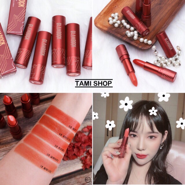 SON BÓNG TOO COOL FOR SCHOOL GLAM ROCK LUSTER SUNSET LIP