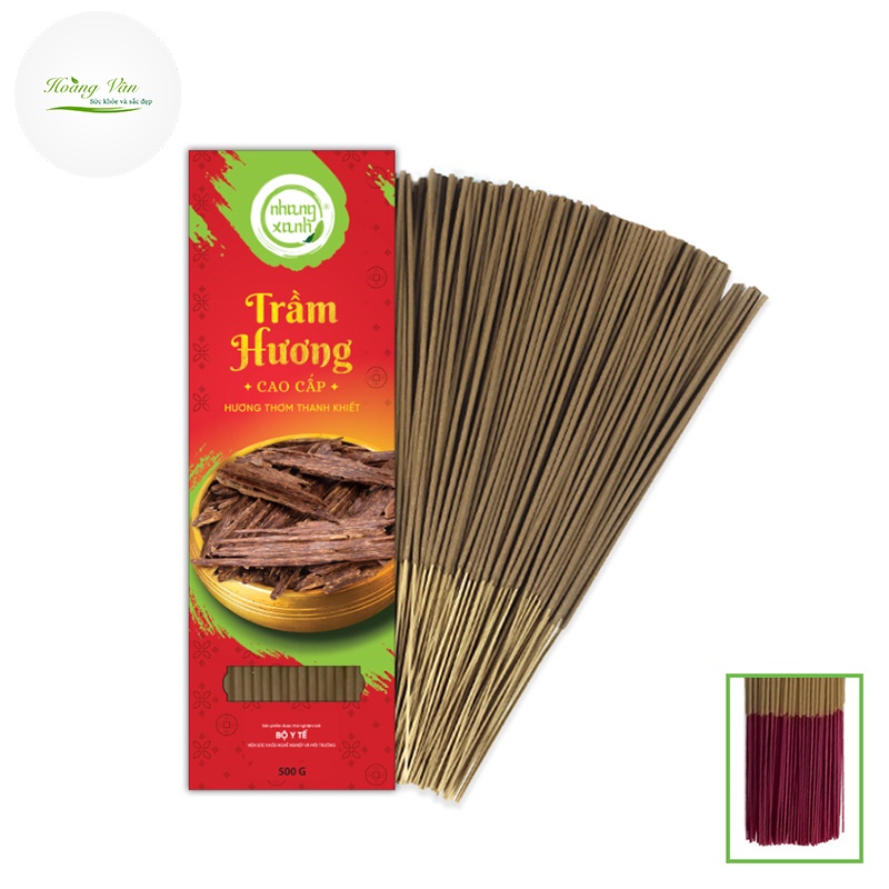 Nhang Xanh Trầm Hương cao cấp - Hộp 500 gram