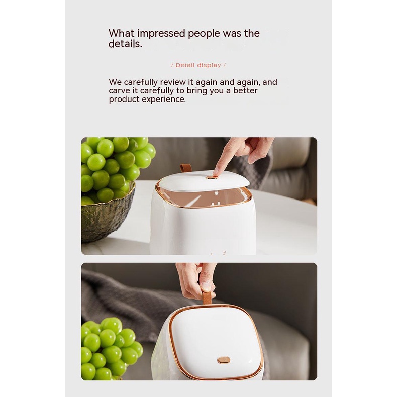 Thùng Rác Để Bàn Thiết Kế Sang Trọng Tiện Dụng