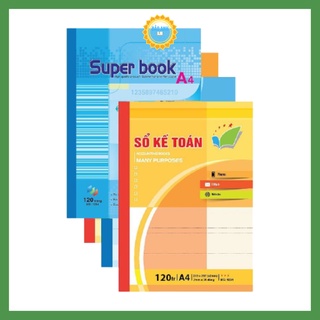 Sổ kế toán tổng hợp 120 trang kẻ ngang a4 hải tiến
