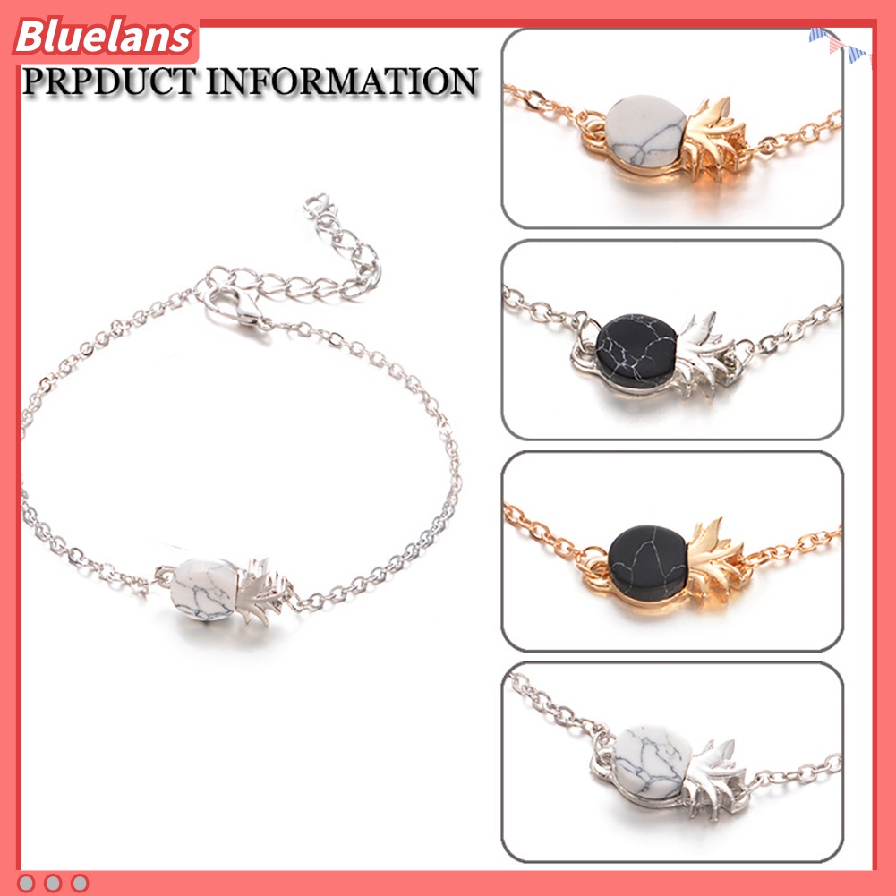 Vòng Đeo Tay Thiết Kế Hình Quả Dứa Phong Cách Vintage Cho Nữ