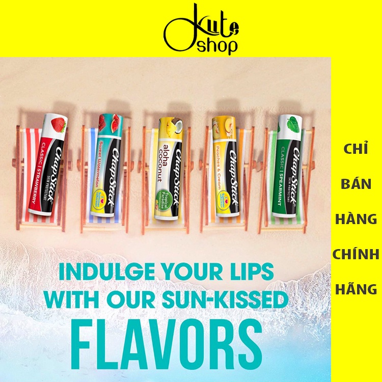 (Bill USA) Son dưỡng môi dạng thỏi nhãn hiệu Chapstick Lip Balm 4g