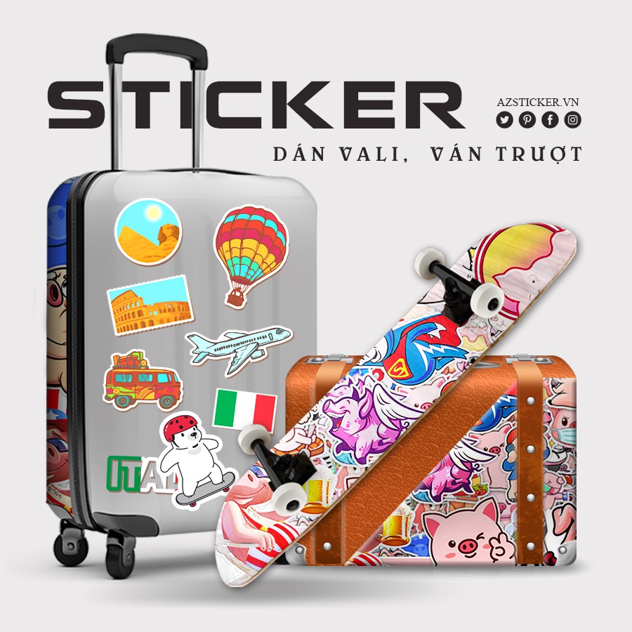 [100+] Sticker Hồng Pastel Chống Nước Cắt Sẵn | STK33 | Hình Dán Sticker Dán Mũ bảo HIểm Điện Thoại Laptop Bình Nước Đẹp