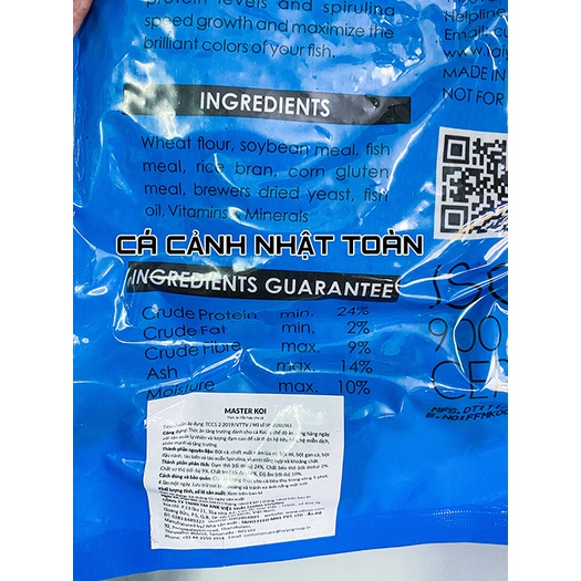 THỨC ĂN KOI TĂNG TRƯỞNG MASTER KOI TAIYO 1KG
