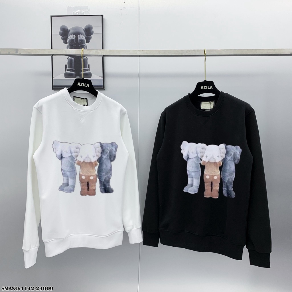 Áo sweater unisex chất liệu poly dày dặn không bai không xù form dáng chuẩn in chữ kiểu dáng trẻ trung TD101