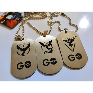 Vòng cổ dog tag Team Mystic Team Instinct Team Valor