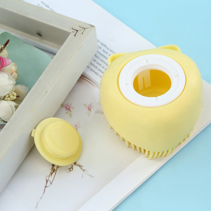 Cọ Tắm Massage Silicon Có Ngăn Chứa Dầu Tắm Tiện Lợi (SP081408)