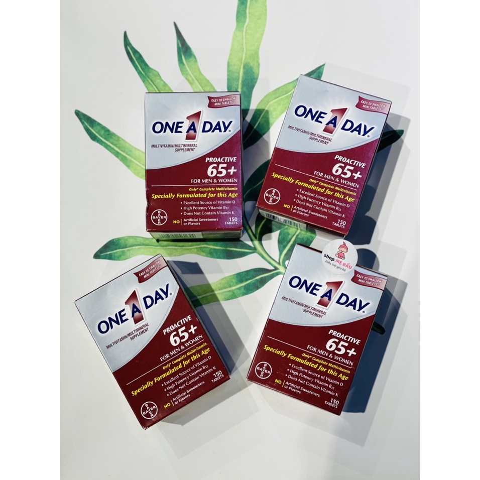 Viên Uống One A Day Proactive tổng hợp cho nam/nữ 65+