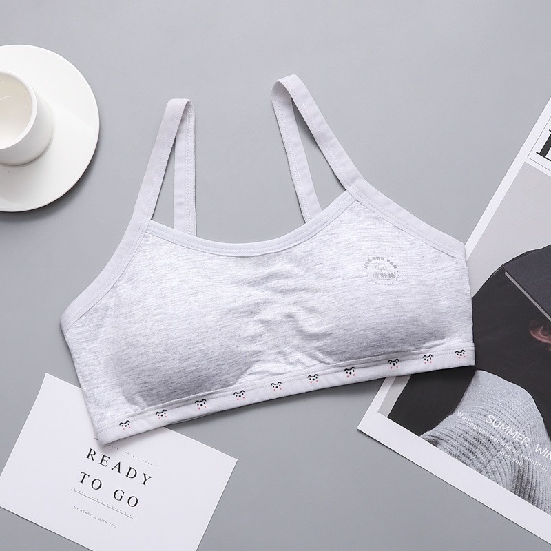 Áo Lá Học Sinh, Áo Lót Học Sinh 3 Lớp Cotton có mút phong cách Hàn Quốc (AL15)