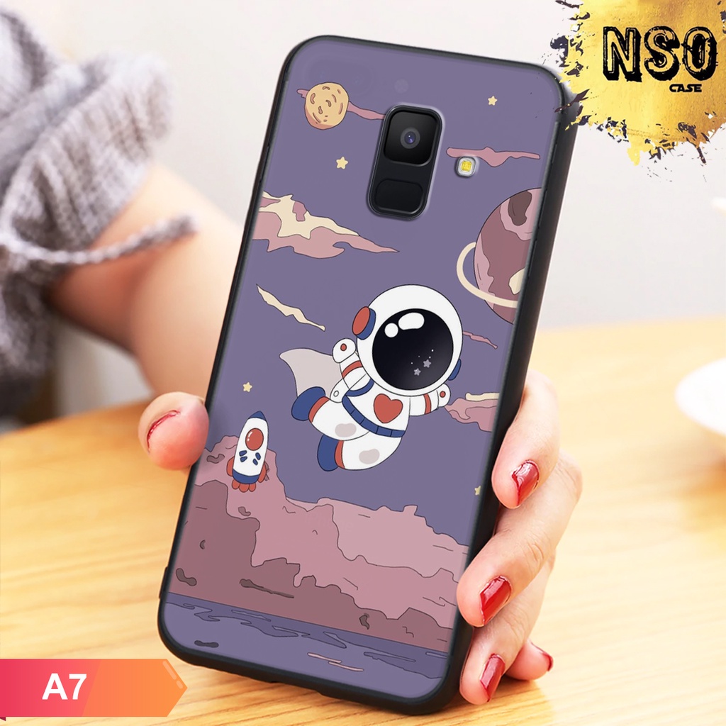 [ FREESHIP 50K ] Ốp Samsung A6 2018 - Samsung A8 2018 - Samsung A8 Plus In Hình Phi Hành Gia Siêu Chất