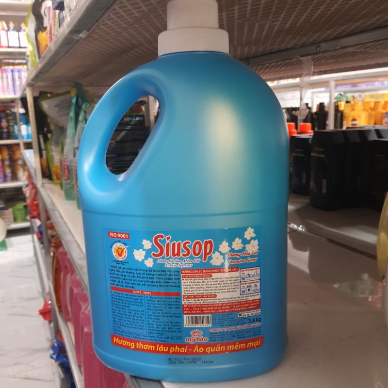 Nước xả vải Siusop hương hoa lài 3.6 lít