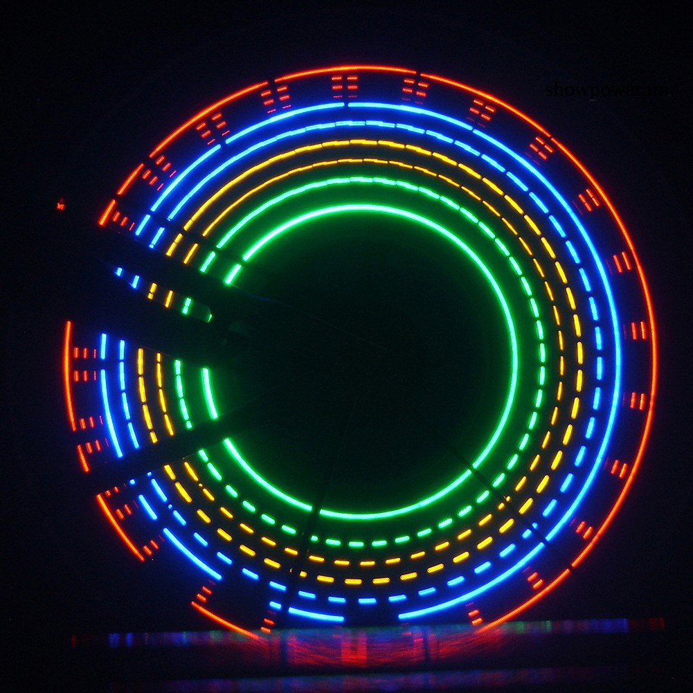 SP 32LED DIY Bicycle Light Colorful Bike Wheel Spoke Light Cycling Tire Signal Lamp