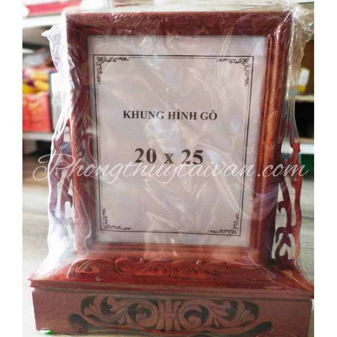 Khung hình gỗ bàn thờ(hình 20*25 cm)