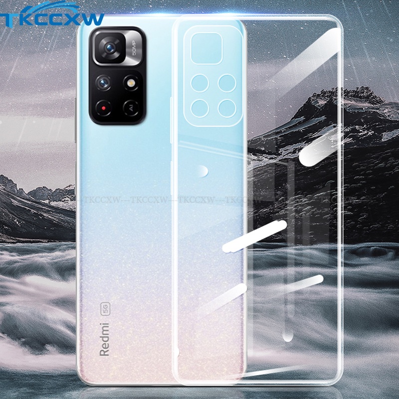 Ốp điện thoại TPU siêu mỏng trong suốt Xiaomi Civi Poco C31 Redmi 10 Prime 9 Activ Redmi Note 11 Pro Plus 10 Lite 10T