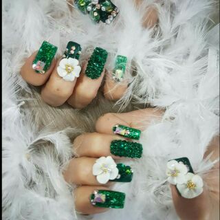Combo phụ liệu nail hồng tuyết