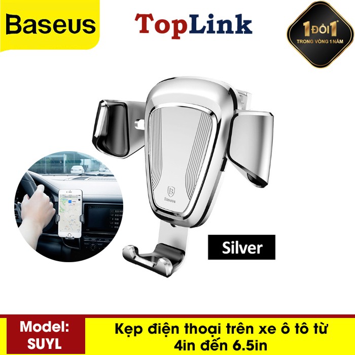 [Mã SKAMSALE12 giảm 10% đơn 200K] Kẹp Điện Thoại - Giá Đỡ Điện Thoại Trên Ô Tô Baseus Gravity Car Mount - TopLink | BigBuy360 - bigbuy360.vn