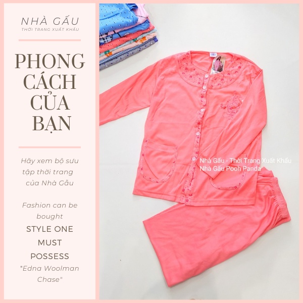 Bộ pijama nữ Bigsize cho nữ - hàng B