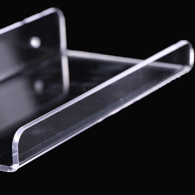 1 Kệ Nhựa acrylic Trong Suốt Gắn Tường Đựng Đồ Dùng Nhà Tắm Tiện Dụng