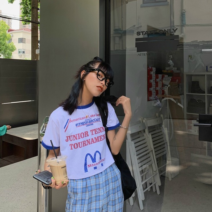 Áo thun tay lỡ croptop  JUNIOR  phông Unisex nam nữ tee oversize form rộng pull Ulzzang Streetwear Hàn Quốc vải mềm