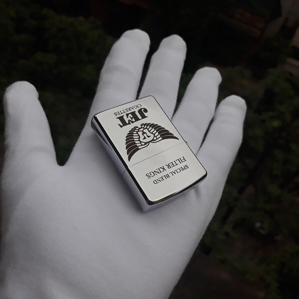 Vỏ Bật Lửa Zippo USA Khắc Logo Jet