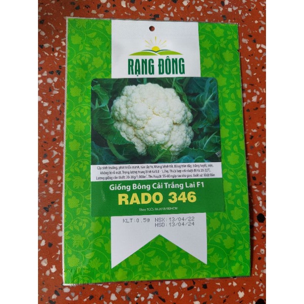 Hạt Giống Bông Cải Trắng Lai F1 (0,5gr)