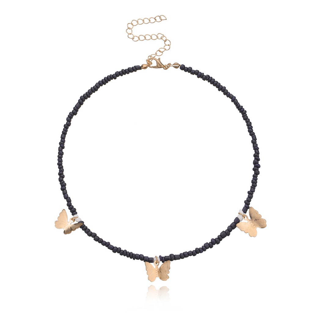 (031) Vòng Cổ Choker Chuỗi Hạt Đính 🦋 Nữ Tính