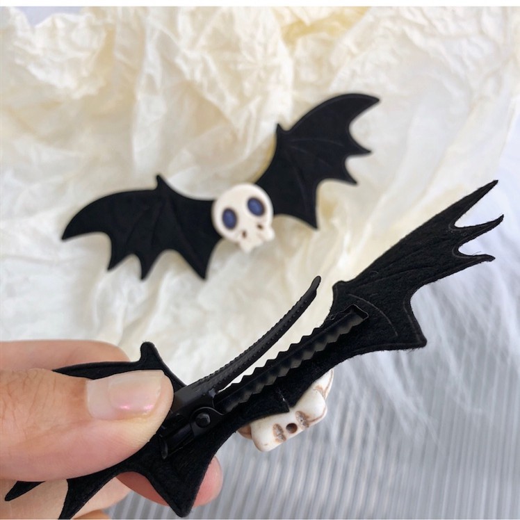 Kẹp Tóc Hình Cánh Dơi Hóa Trang halloween y2k