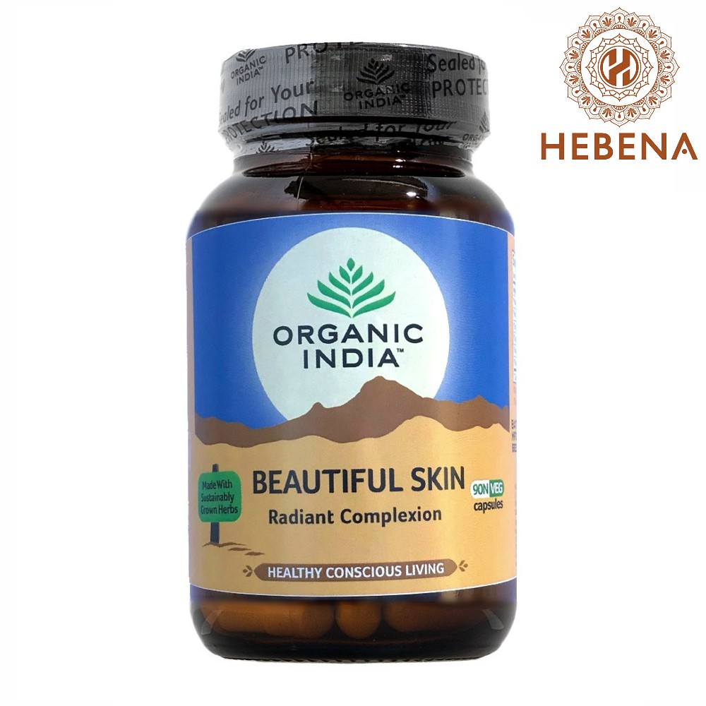 Viên uống đẹp da - Organic India Beautiful Skin - hebenastore