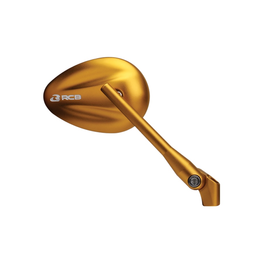 Gương xe máy thời trang mini RCB mẫu S5 kiểu trái xoài gắn chân gương, kính chiếu hậu cho AB, SH, SH Mode, Wave,…