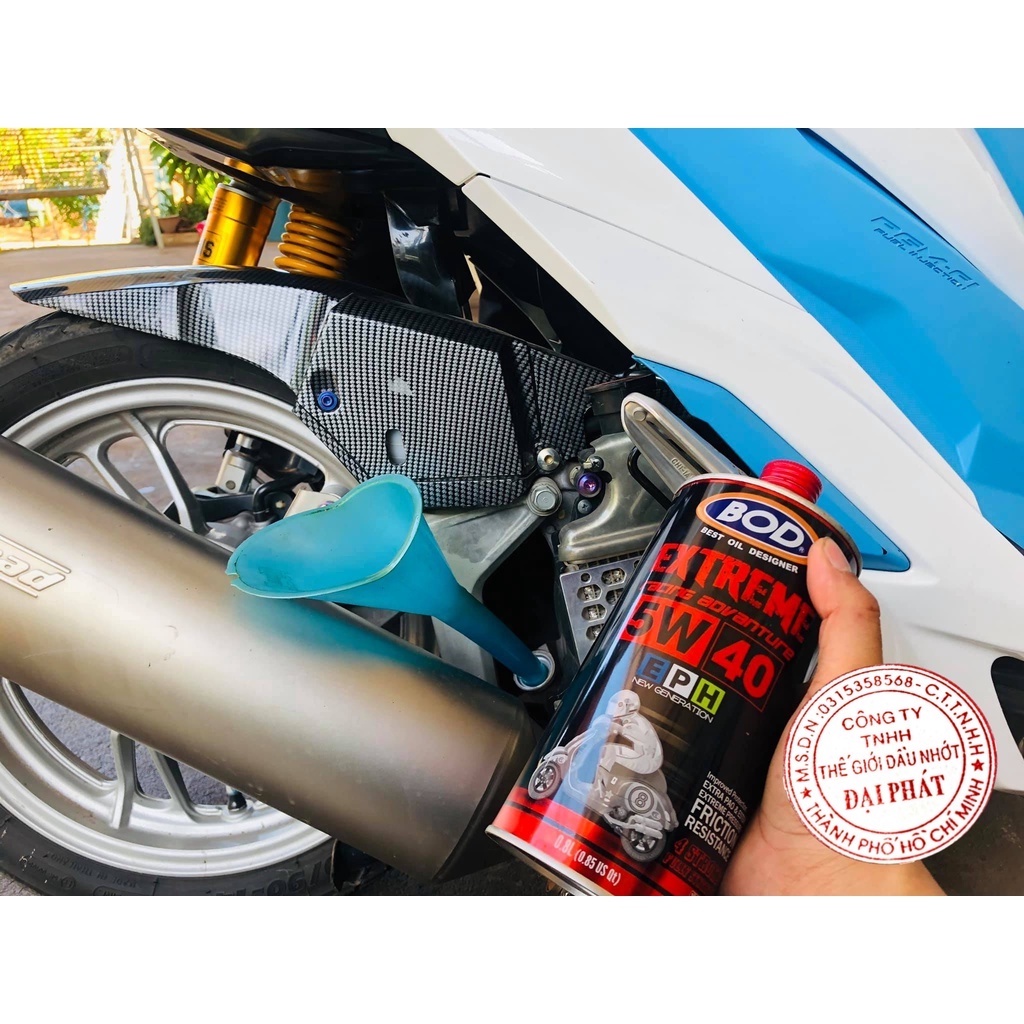 Dầu nhớt nhập khẩu BOD 5w40 scooter MB Extreme Racing Fully Synthetic 800ml