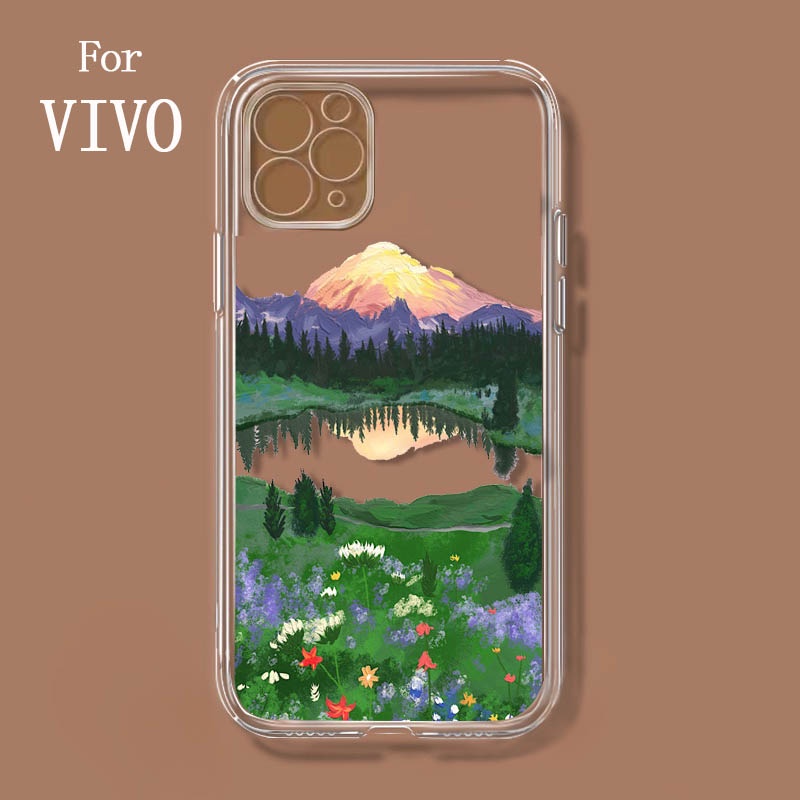 Ốp Điện Thoại Cho Vivo Y19 Y31s Y50T Y76 Y72 5G Y83 Y85 V11i Y93 / Y95 S1 / V15 pro Y17 / Y15 / Y12 / Y11 Y20i / Y50