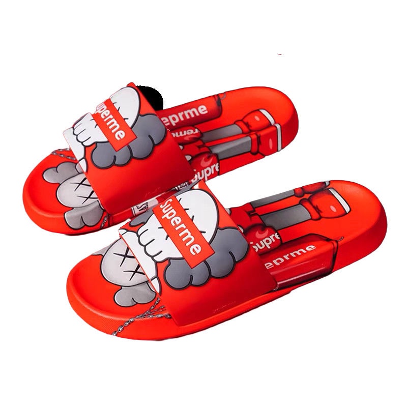 Dép Đế Mềm Chống Trượt Họa Tiết sesame street Dễ Thương Size 36-45 Thời Trang Mùa Hè Cho Nam Và Nữ