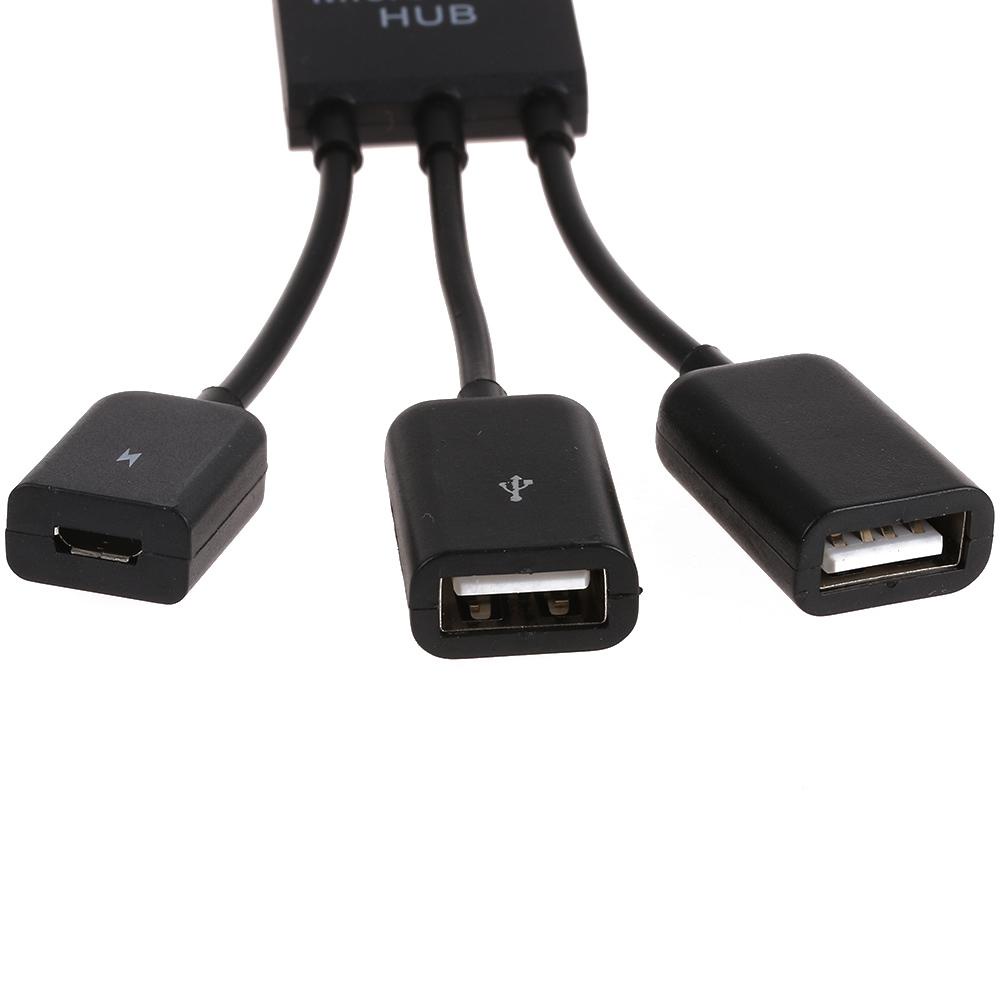JONYE Bộ Chuyển Đổi 3 Trong 1 Cổng Micro USB HUB