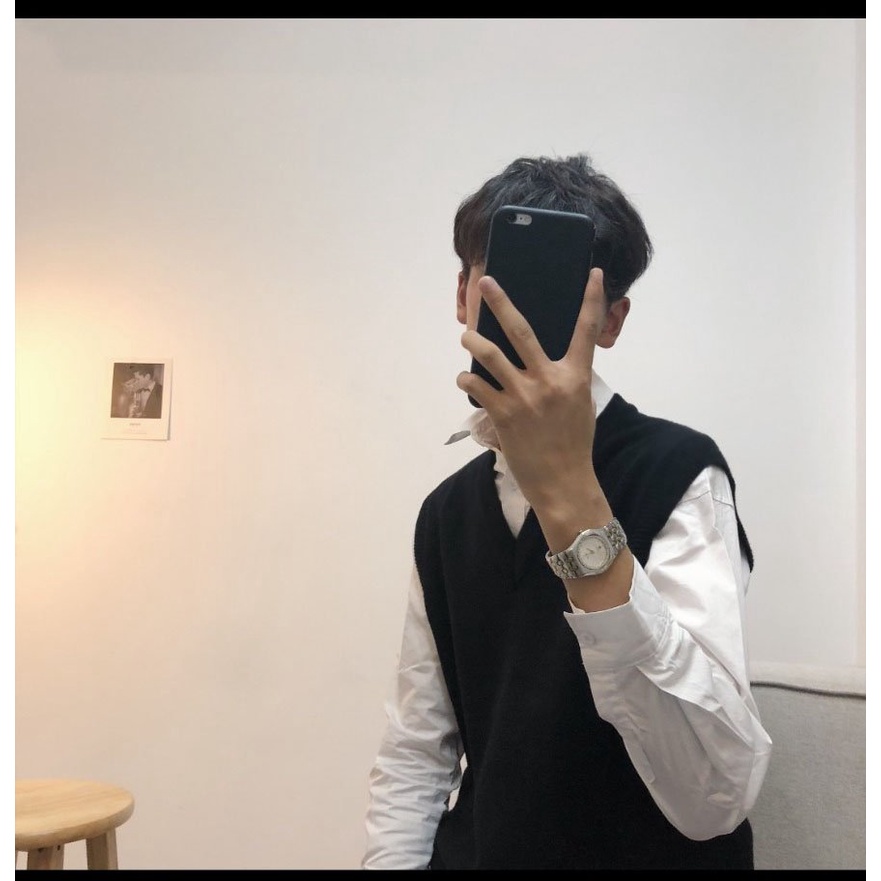 Áo Blazer áo gi lê màu đen phối áo thun áo sơ mi chất TOP TRENDING