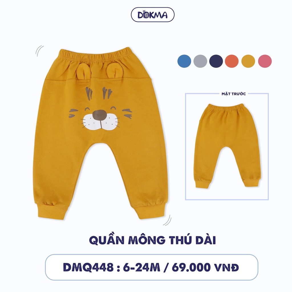 Quần dài trẻ em họa tiết mông thú đáng yêu DMQ448 Dokma